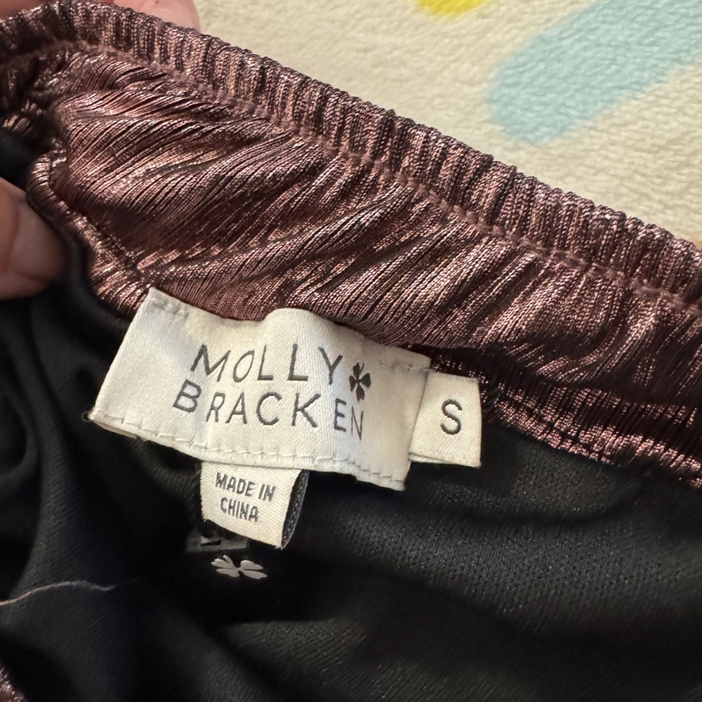 Molly Bracken Shimmering Plum Skirt